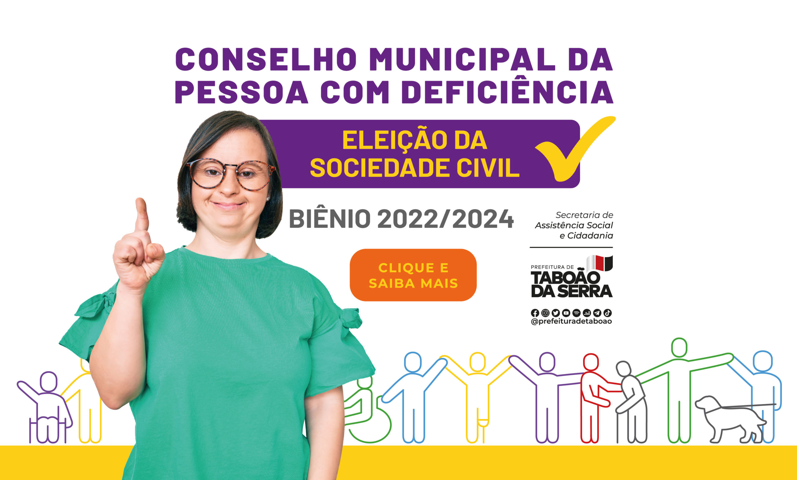 ARTE - Taboão da Serra elegerá novos conselheiros da Pessoa com Deficiência