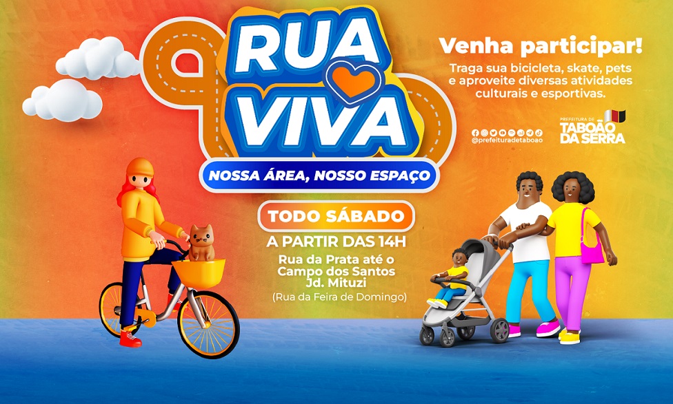 ARTE - Nova edição do Rua Viva vai acontecer no sábado 26-11 em Taboão da Serra