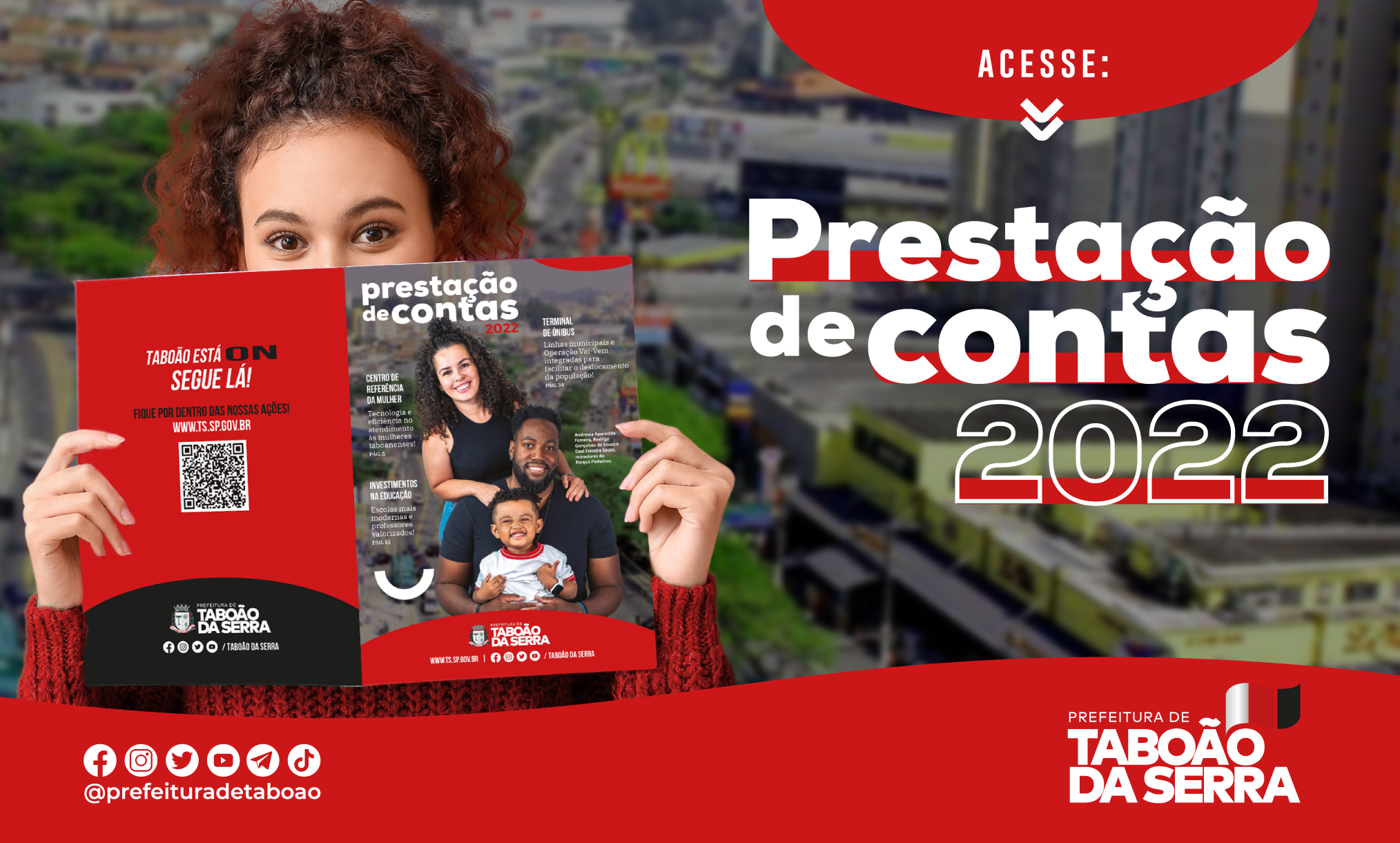 Prefeitura de Taboão da Serra disponibiliza edição on-line da revista de Prestação de Contas do ano de 2022
