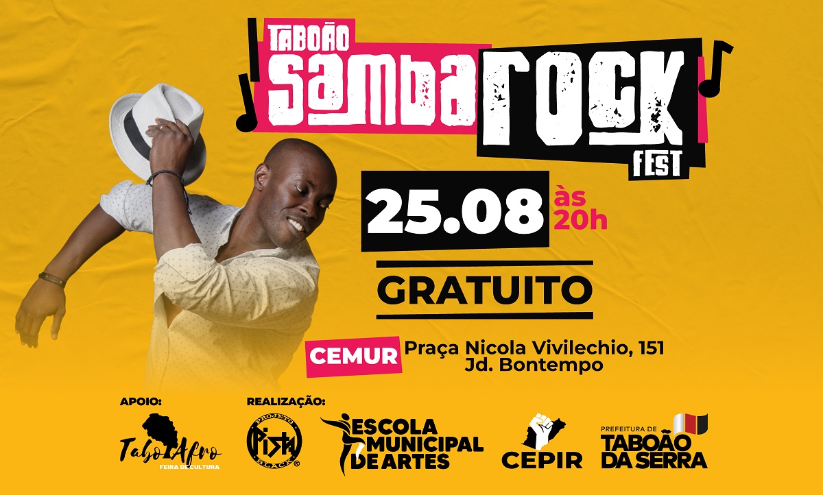 ARTE - Cemur recebe Taboão Samba Rock Fest na sexta-feira 2508