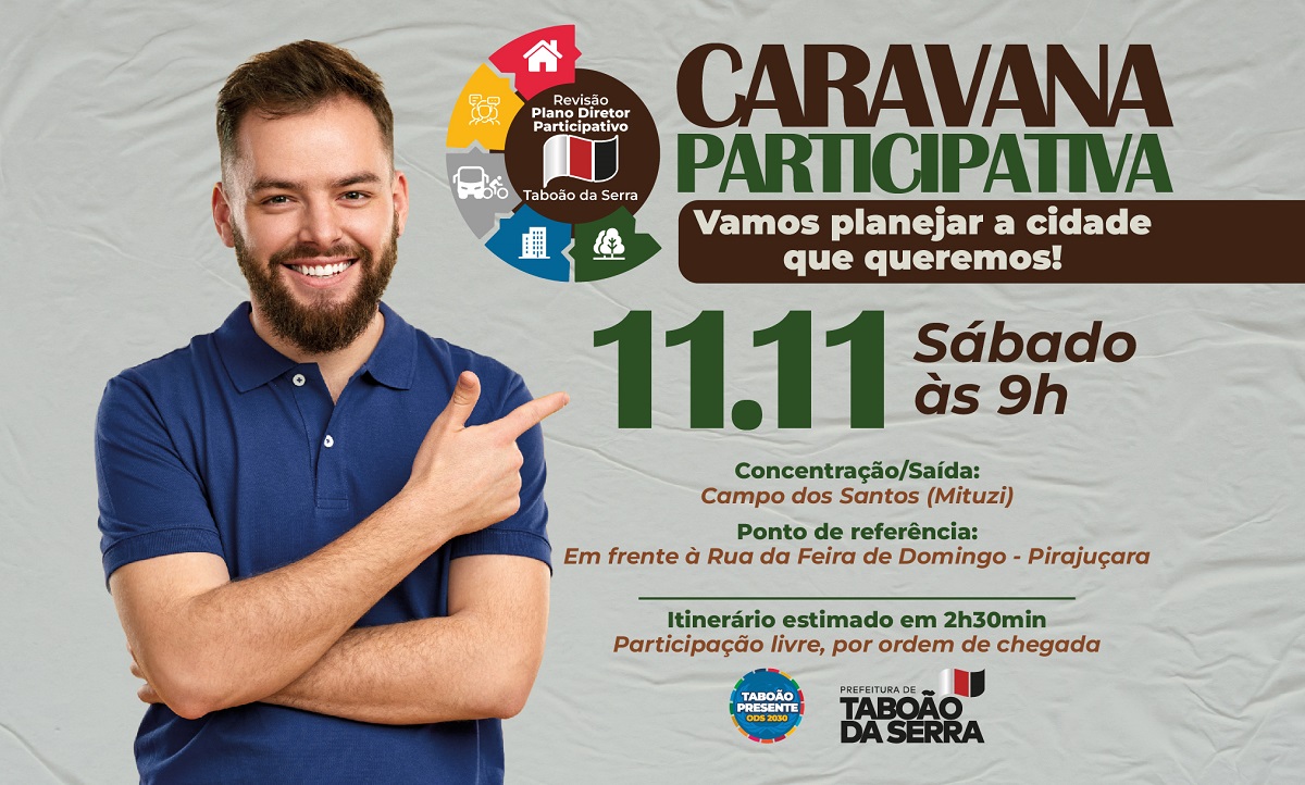 ARTE - Taboão da Serra realiza Caravana de Revisão do Plano Diretor Participativo neste sábado 1111
