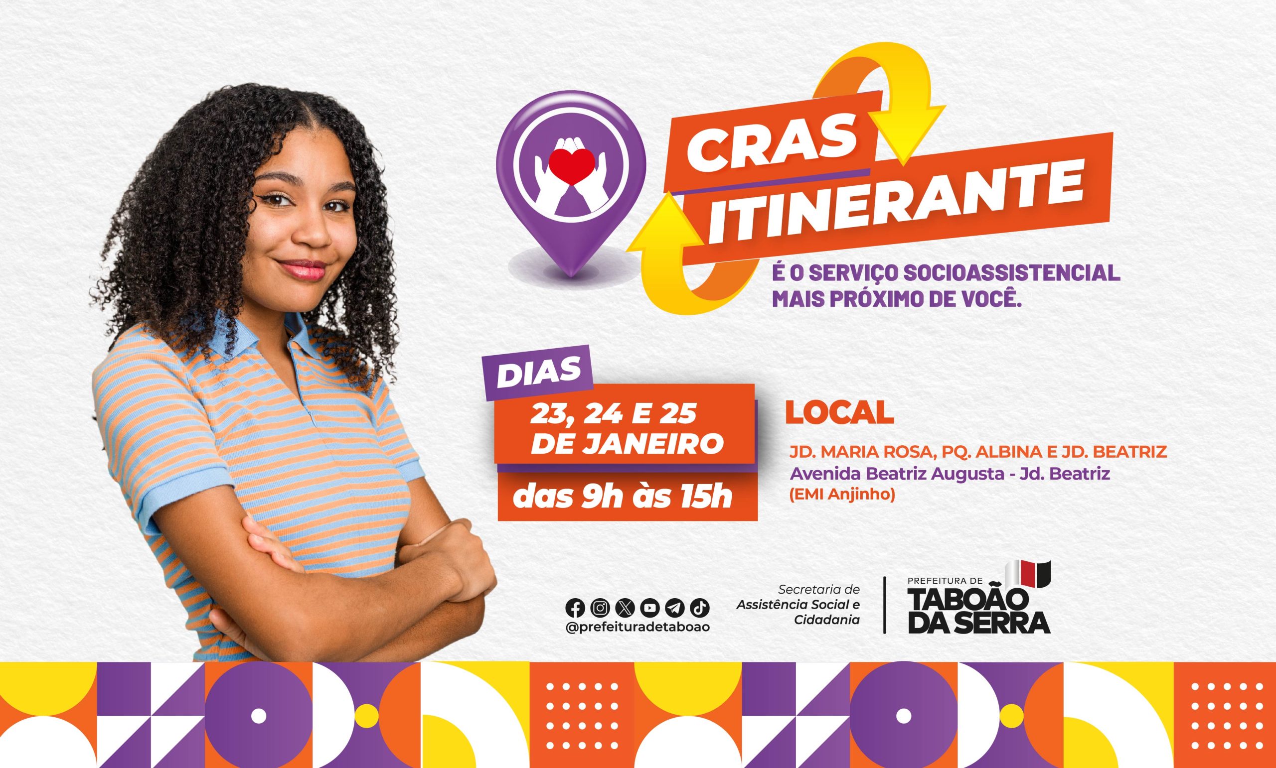 CRAS Itinerante estará nos dias 23, 24 e 25 01 na região do Jardim Maria Rosadocx_foto 2