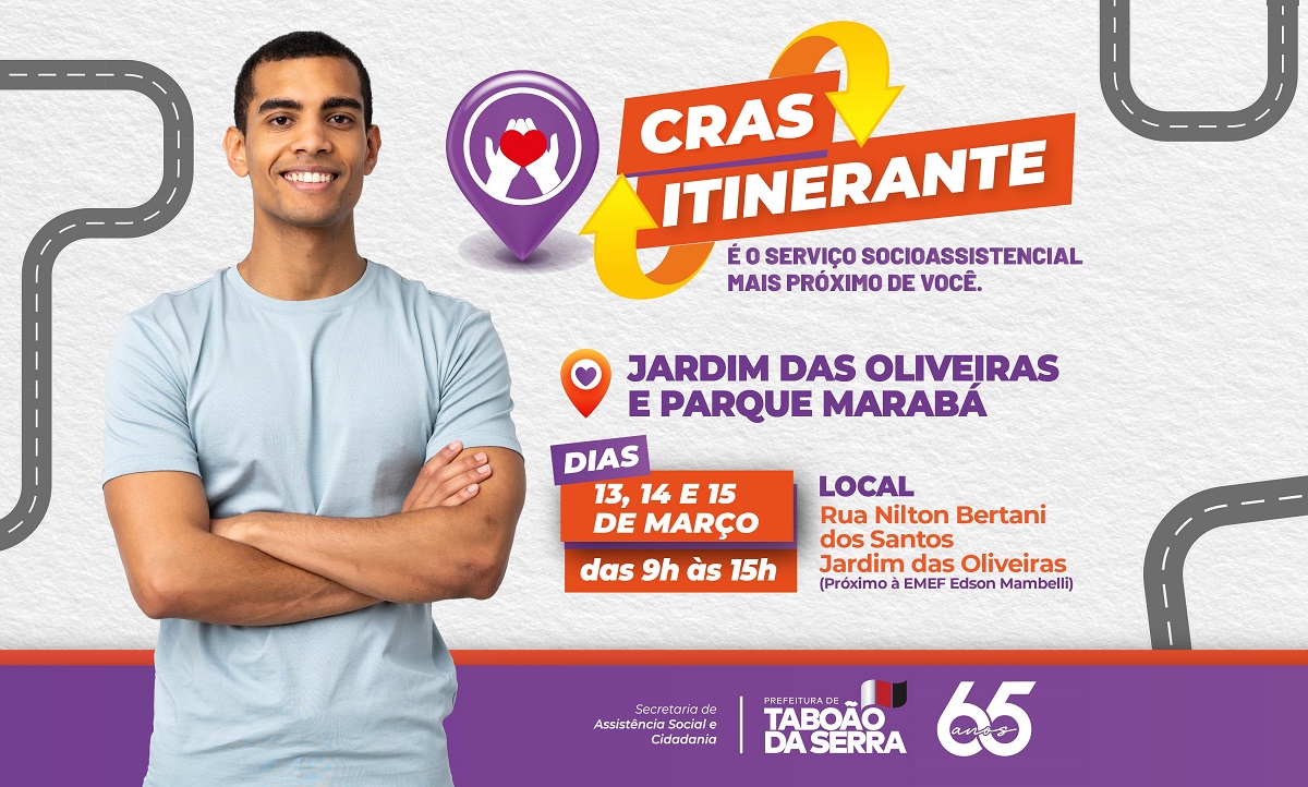 ARTE - Jardim das Oliveiras recebe CRAS Itinerante da Prefeitura de Taboão da Serra