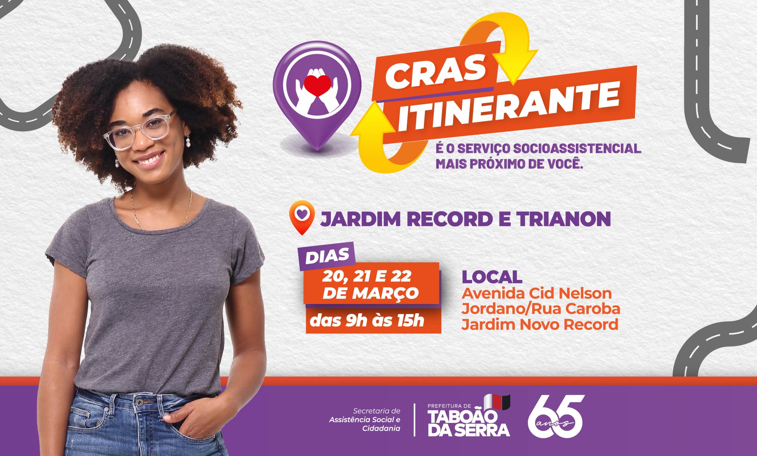 Prefeitura de Taboão da Serra leva CRAS Itinerante ao Jardim Record e Trianon a partir do dia 20 de março