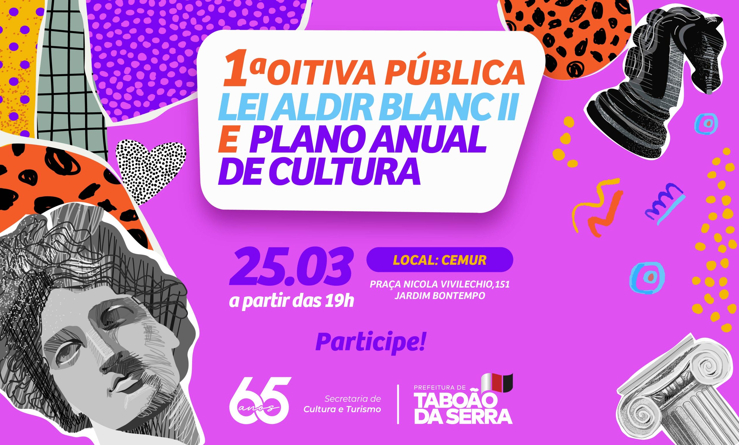 Prefeitura de Taboão da Serra promove 1ª Oitiva Pública da Lei Aldir Blanc II e do Plano Anual de Cultura