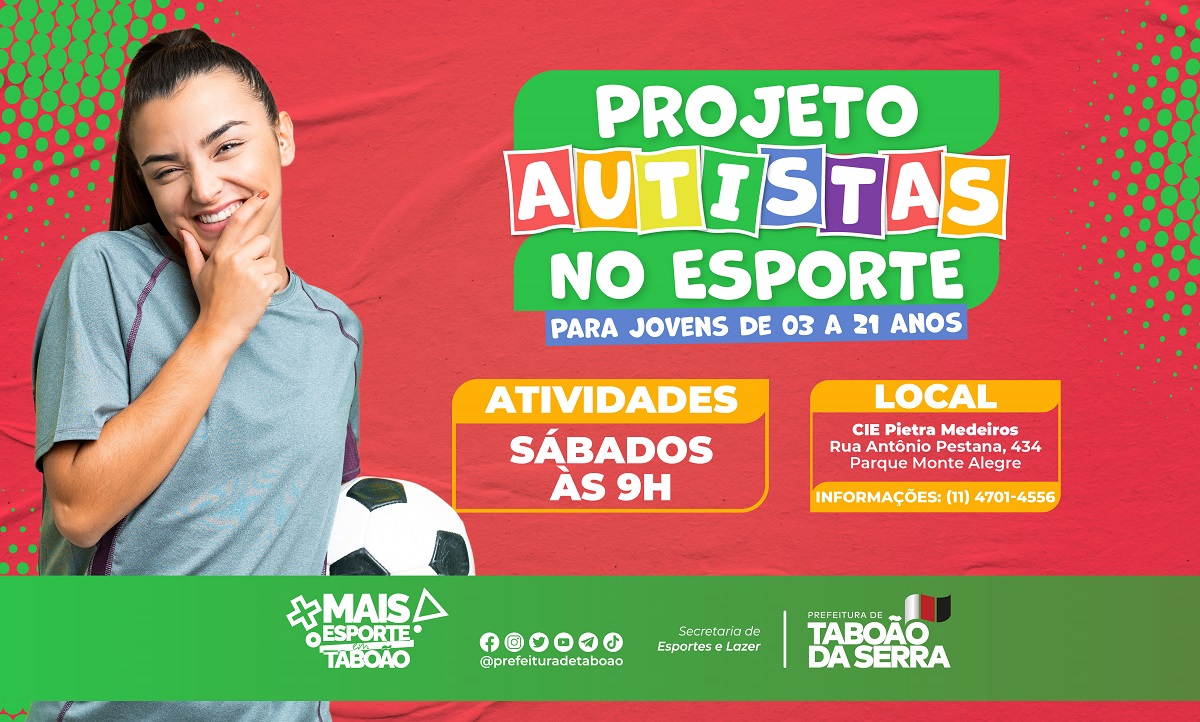 ARTE - Prefeitura de Taboão da Serra dá continuidade ao Projeto Autistas no Esporte