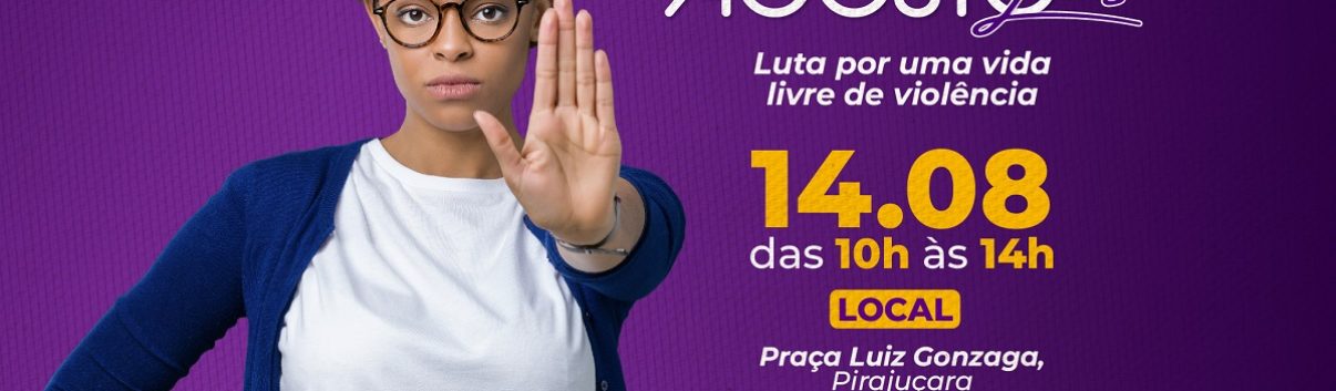 ARTE - Taboão da Serra realiza Pedágio Agosto Lilás para prevenção e enfrentamento à violência contra mulher